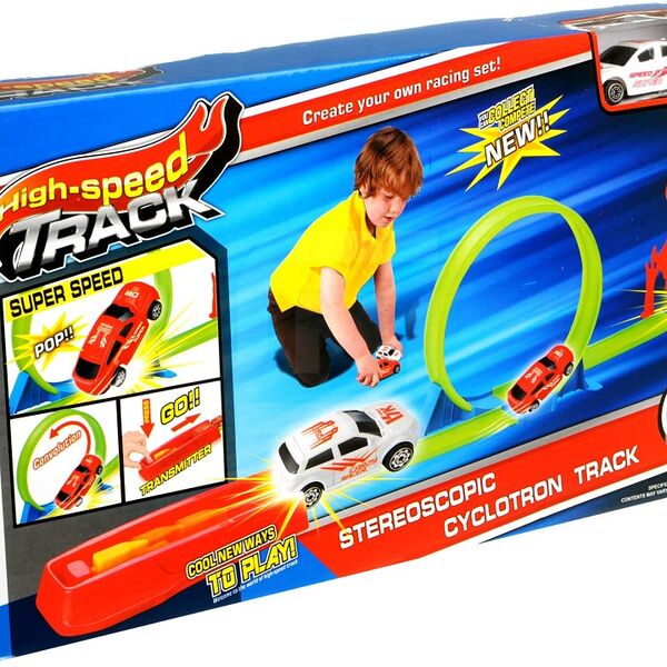 Трек Катапульта с машинками от 3 лет, 8 деталей