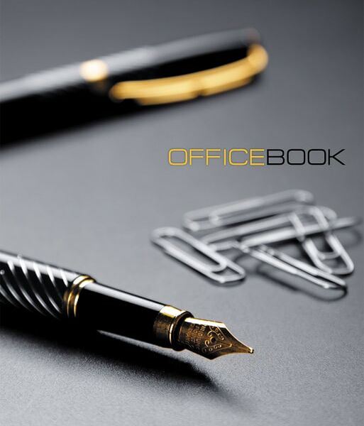 Бизнес-блокнот Hatber Office Book в клеточку 120л А4