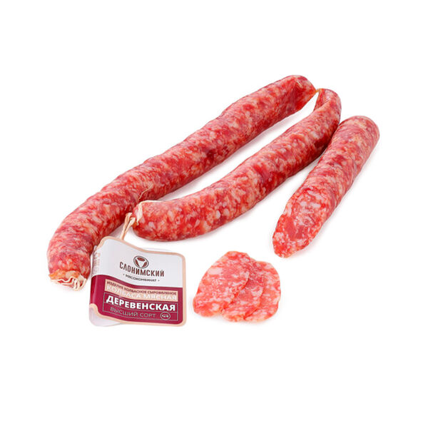 Колбаса Деревенская с/в в/с Слонимский МК вес.