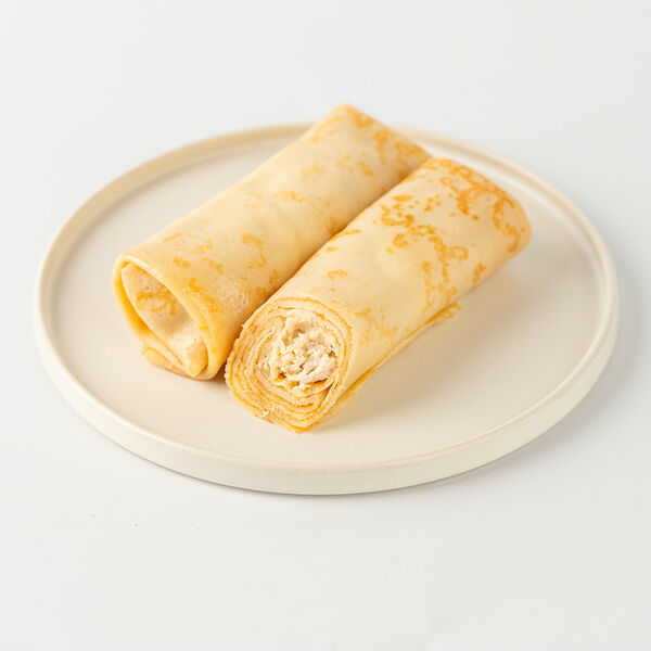 Блины с курицей в сливочном соусе