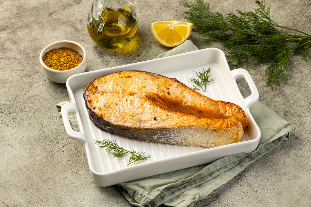 

Семга ВкусВилл стейк премиум охл вес