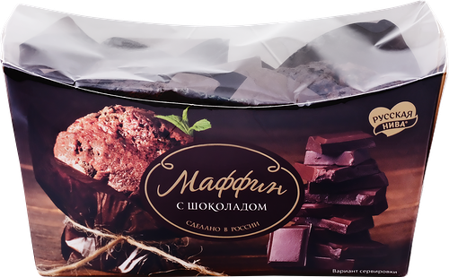 Маффин Русская Нива с шоколадом 160 г 