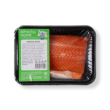

Форель Фрукты моря филе 350г, Россия