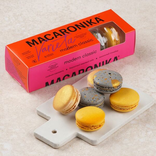 Набор пирожных Macaronika Макарон классик