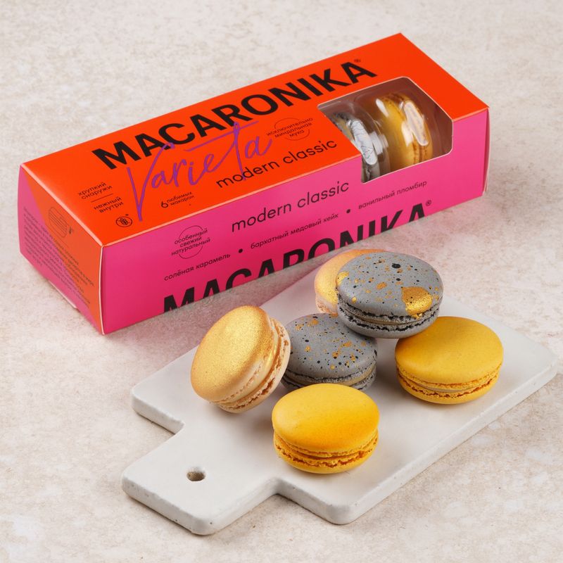 

Набор пирожных Macaronika Макарон классик 96 г