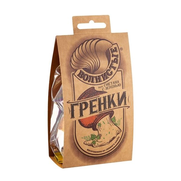 Гренки Волнистые сметана с зеленью, 75г