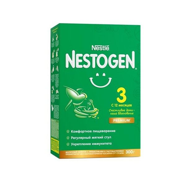Смесь молочная Nestogen 3 с пребиотиками и лактобактериями с 12 мес 300 г