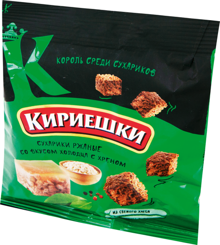 

Сухарики Кириешки ржаные холодец и хрен 40 г