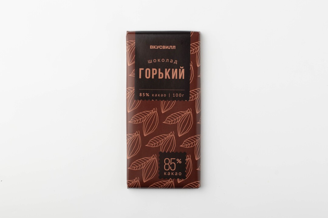 

Шоколад ВкусВилл горький 85%, 100 г