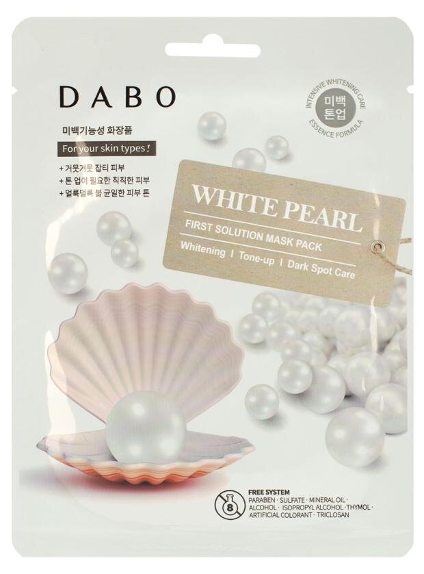 

Маска для лица DABO тканевая Белый жемчуг 23 г