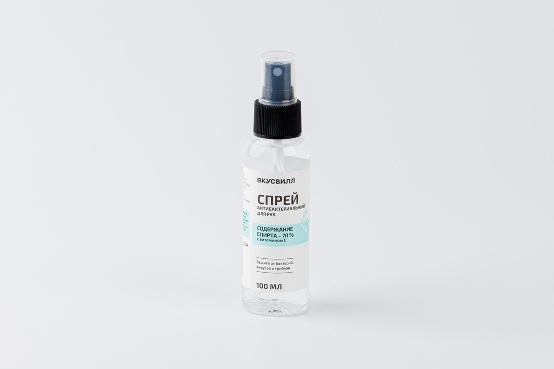 

Спрей для рук антибакт., спирт 70%