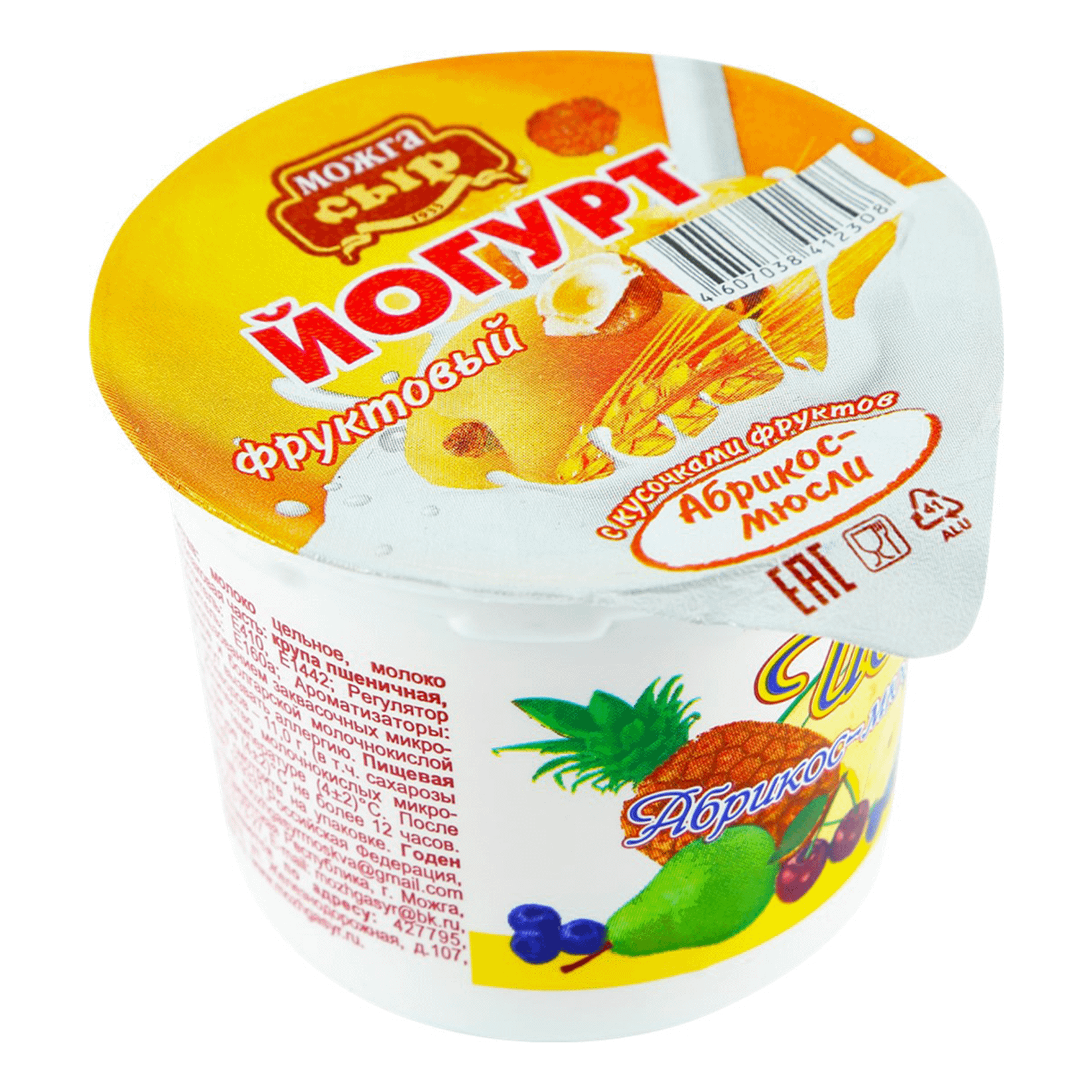 

Йогурт Можгасыр фруктовый абрикос-мюсли