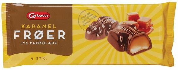 Конфеты шоколадные Carletti Лягушка с карамелью