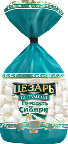 

Пельмени Цезарь Гордость Сибири из свежего мяса 800 г