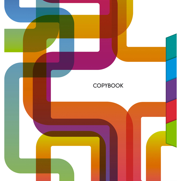 Офис-тетрадь АппликА с разделителями А4 в клетку, в ассортименте