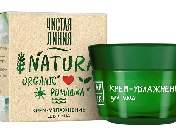 Крем-увлажнение для лица Чистая Линия Organic ромашка, 45 мл