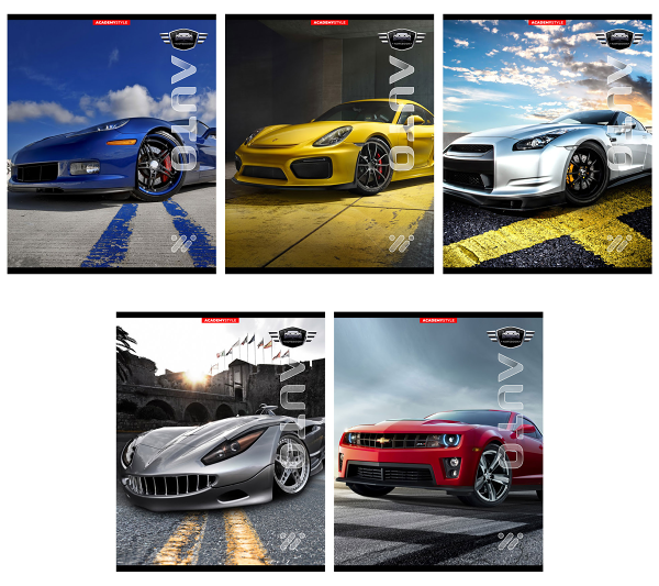 Тетрадь Academy Style в клетку А5, 48 л в ассортименте 1шт