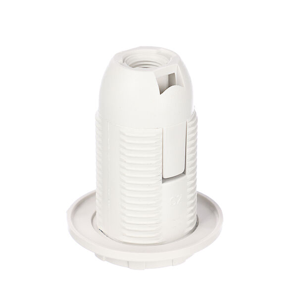 Dori патрон е-14 термостойкий пластик, с кольцом, белый