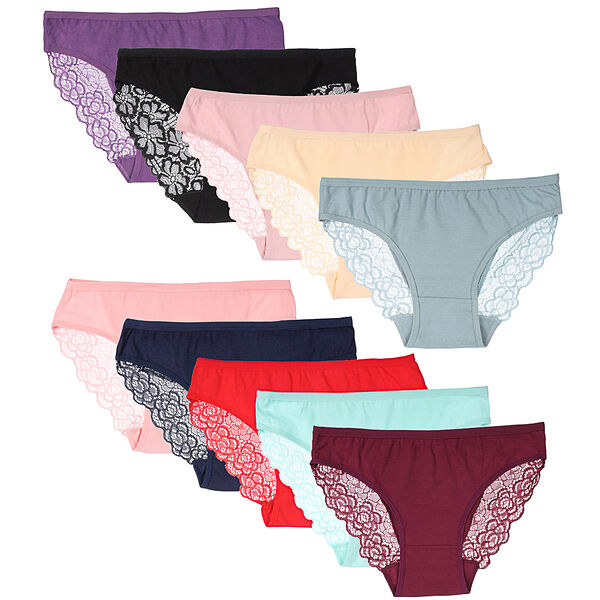 Galante трусы женские с кружевом, р. 42-48, 95% хлопок, 5% эластан, bs2024-4 в ассортименте