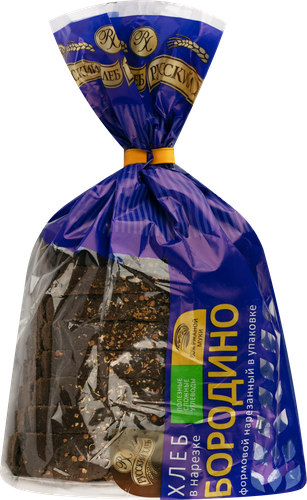 

Хлеб Русский хлеб Бородино нарезка 300 г