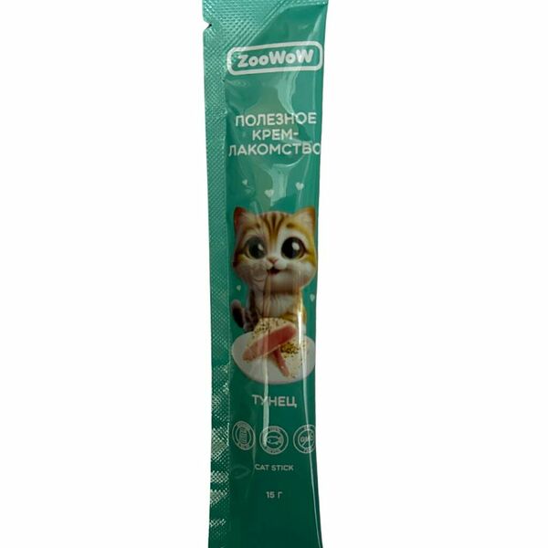 ZooWow полезное крем-лакомство со вкусом тунца  15 г