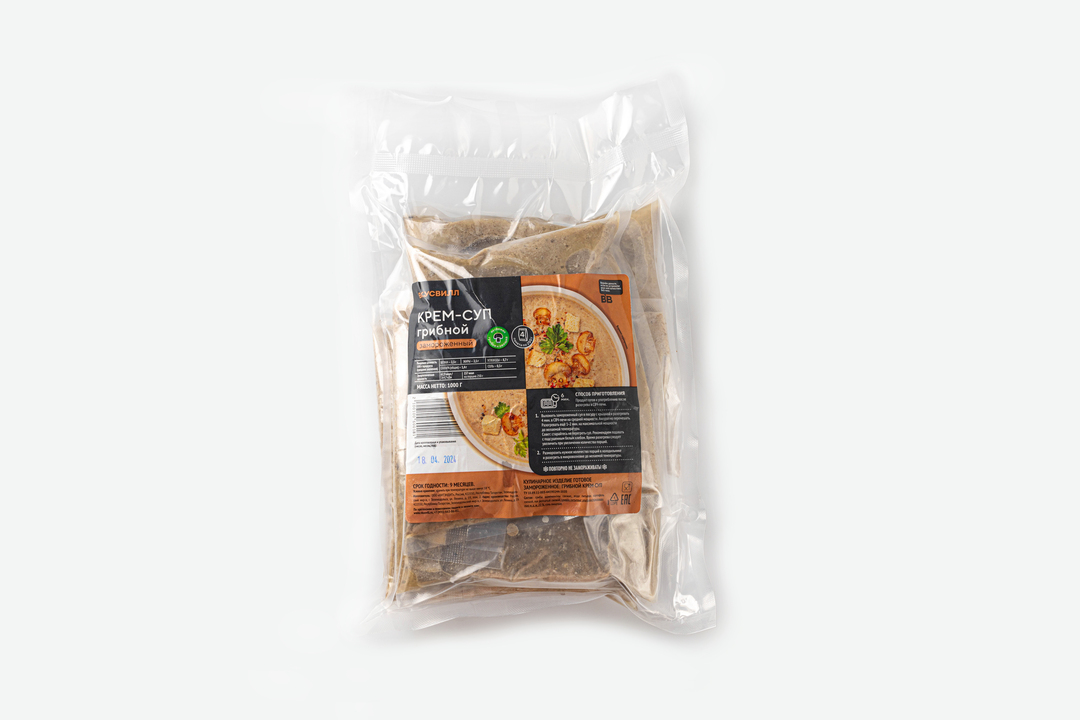 

Грибной крем-суп, замороженный 1 кг