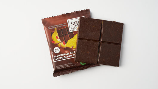 Шоколад темный Банан-манго-ягоды годжи _РП