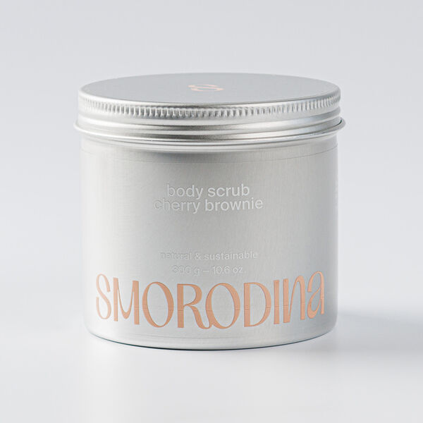 Скраб-желе для тела SmoRodina «Вишневый брауни», 300г