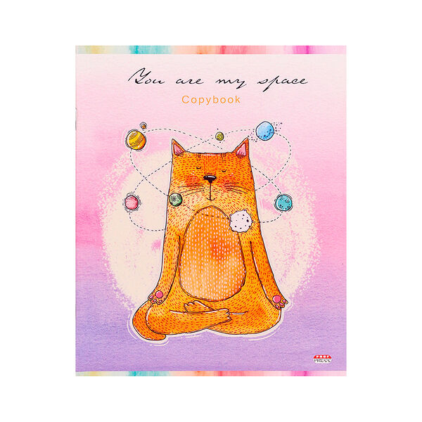 Тетрадь Коты-друзья клетка 48л 48-9022