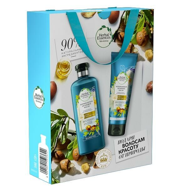 Подарочный набор Herbal Essences Марокканское аргановое масло Шампунь + Бальзам