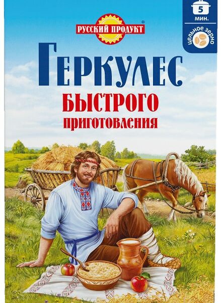 Хлопья Русский Продукт Геркулес быстрого приготовления овсяные 420г