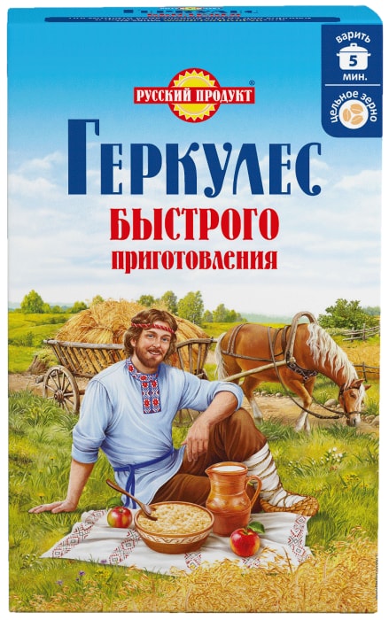 

Хлопья Русский продукт Геркулес быстрого приготовления овсяные 420 г
