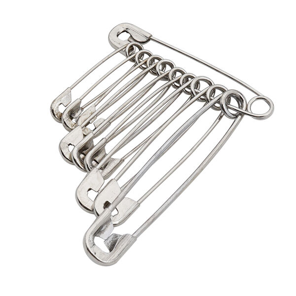 С-64 Набор английских булавок 28, 35, 44, 35мм, цв. никель,уп.