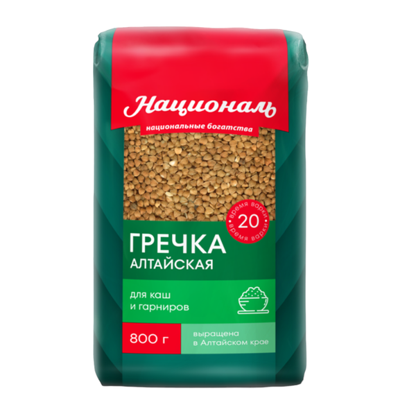 Гречка Националь Алтайская 800 г