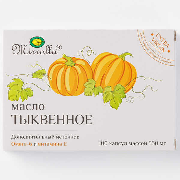 Mirrolla Масло тыквенное 330 мг 100 шт