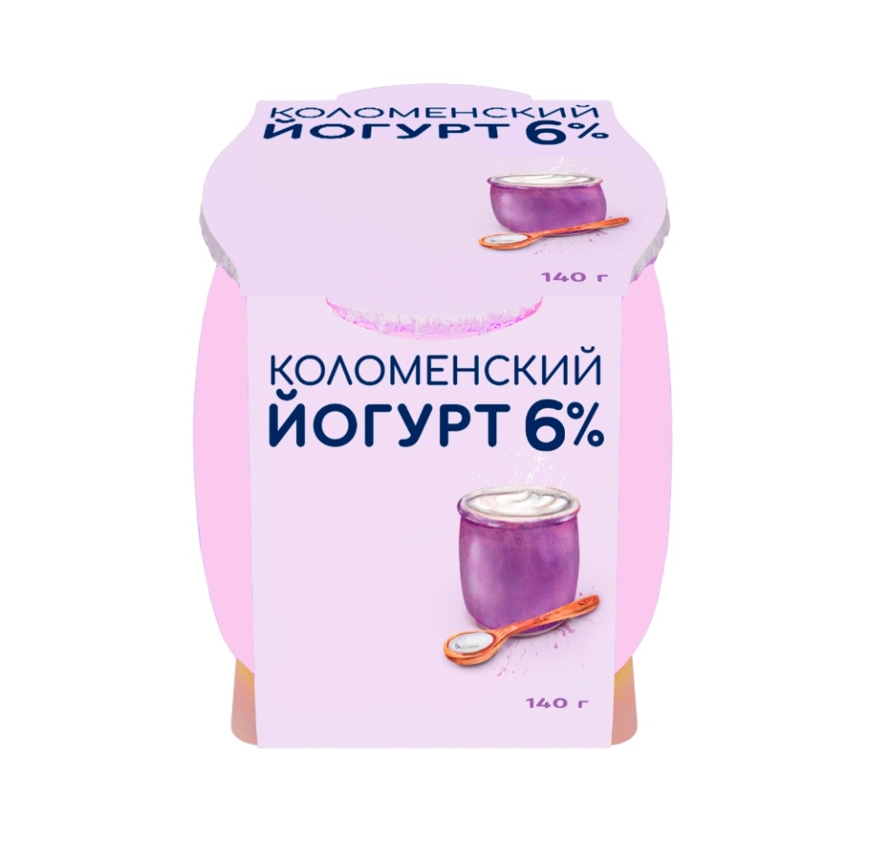 

Йогурт Коломенский с мдж 6% 140 г