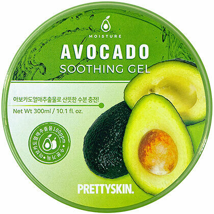 Мультифункциональный гель Pretty Skin~ с авокадо~Multifunctional Gel For Face And Body With Avocado