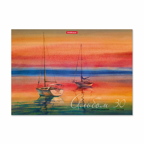 Альбом для рисования А4 30л на клею Regata de Vela 53176 ErichKrause