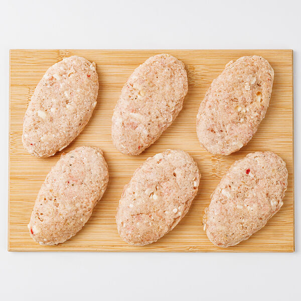 Котлеты из цыпленка-бройлера с моцареллой по-средиземноморски, заморозка, 480г