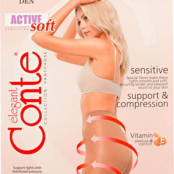 Колготки женские CONTE Active 20 den nero 5