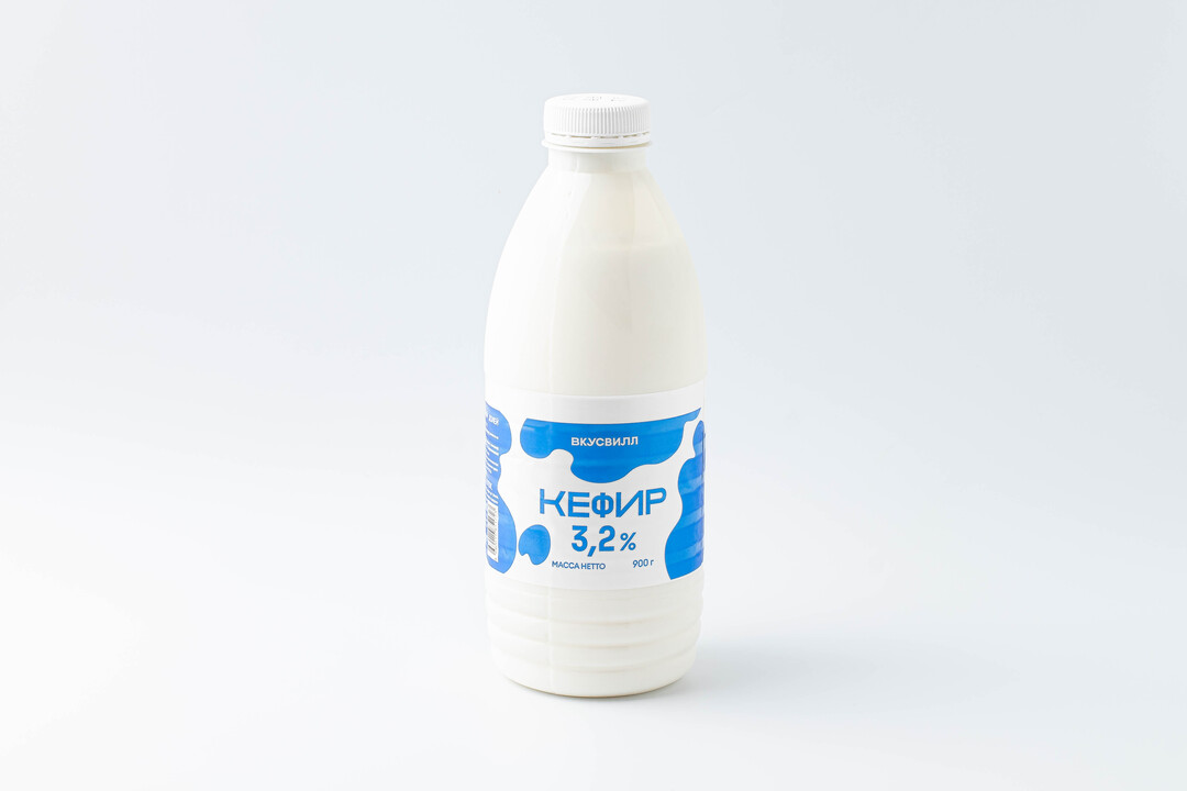 

Кефир Вкусвилл 3,2% в бутылке
