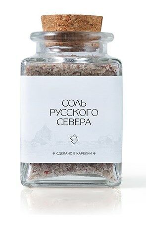 Соль копченая Соль русского Севера с розовым перцем