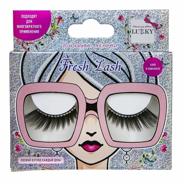 Ресницы накладные Lukky Fresh Lash со стразами