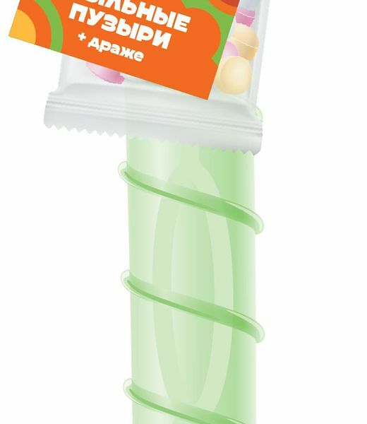 Драже Конфитрейд Чебурашка с игрушкой мыльные пузыри