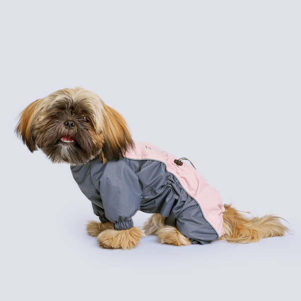 Rungo Дождевик Шитцу мальчик пудра