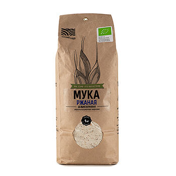 Мука ржаная Чёрный хлеб цельнозерновая