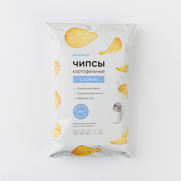 Чипсы картофельные с солью