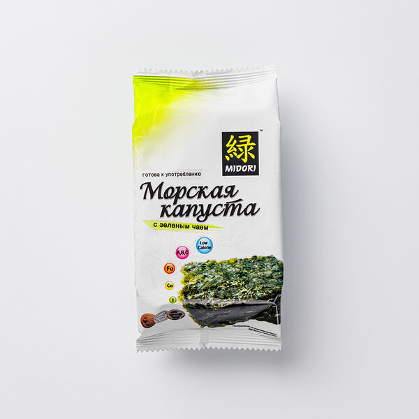 Морская капуста Midori с зелёным чаем