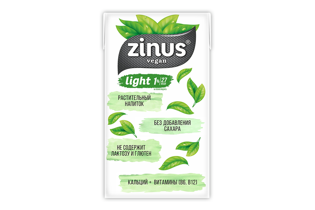 

Напиток фундучный Zinus Vegan 1.8% 1 л