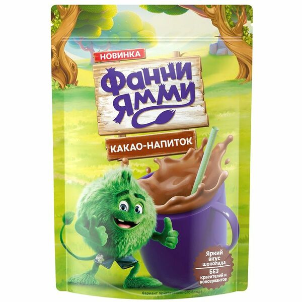 Какао-напиток Funny Yummy быстрорастворимый, 180 г